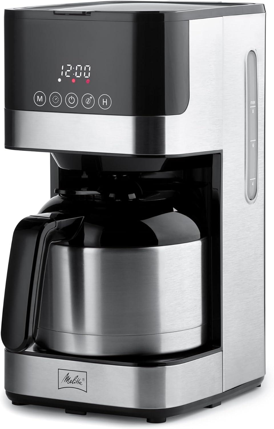 Melitta MCM010PULBK1 Melitta Aroma Tocco 8-cup Drip Coffee Maker With Thermal Carafe And Touch Control Display