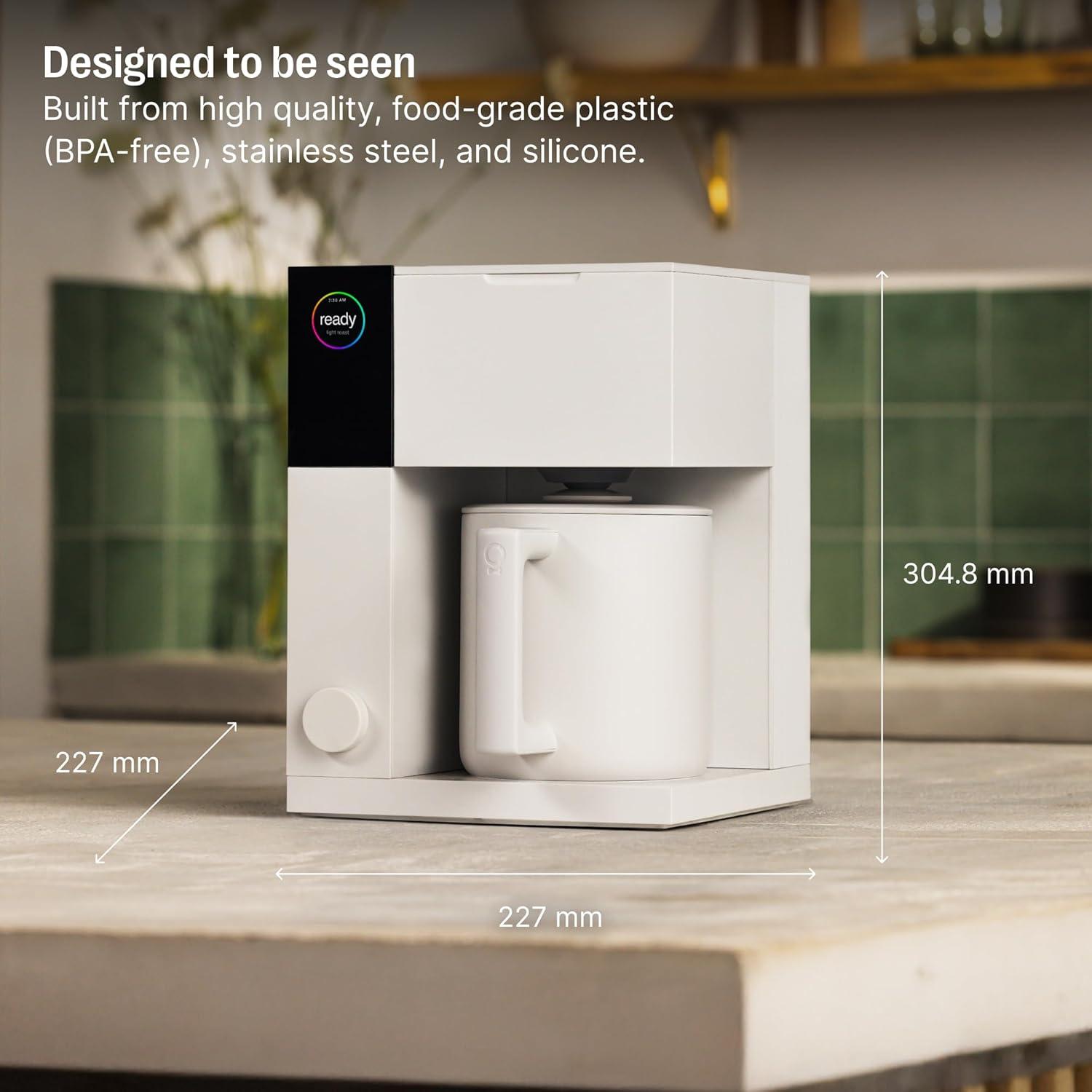 Fellow Aiden Matte White Coffee Maker