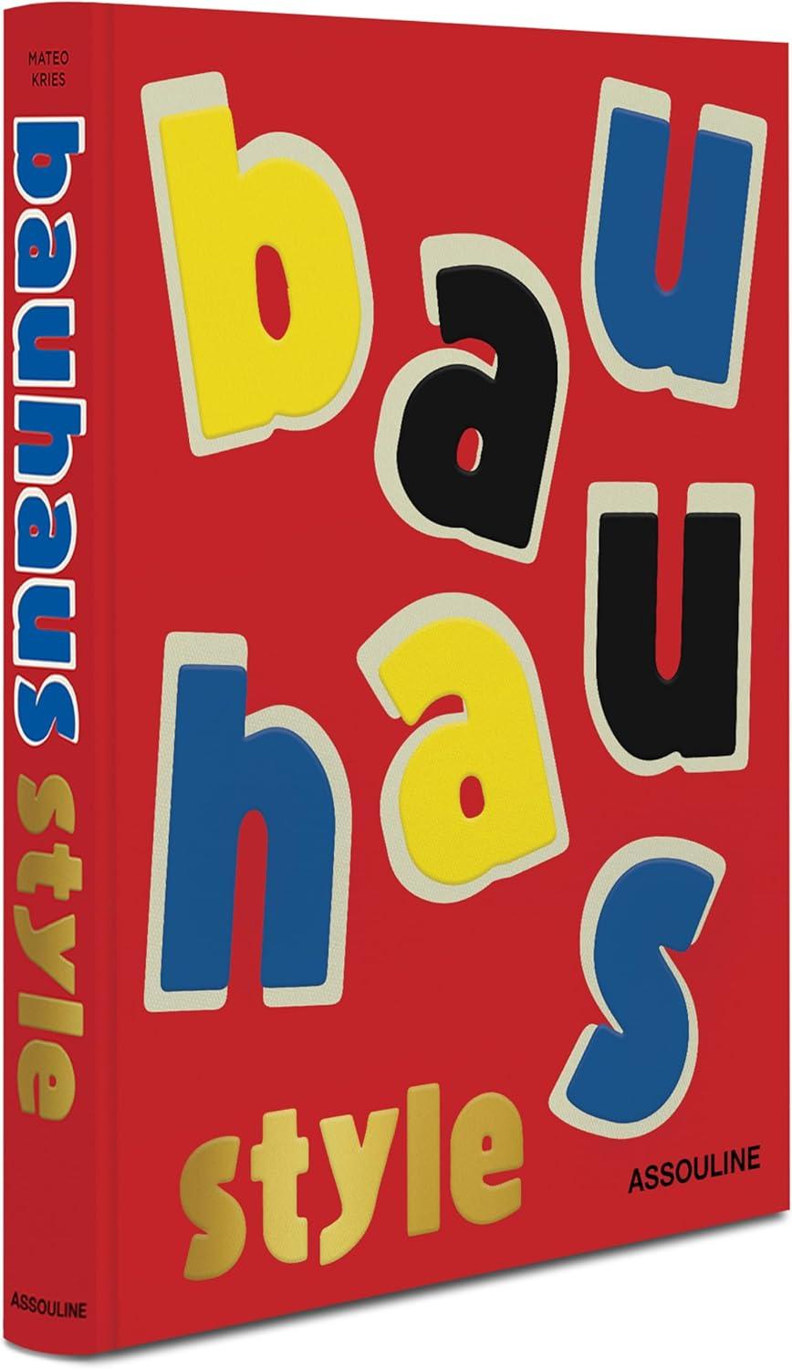 Bauhaus Style Red Hardcover Architecture Book