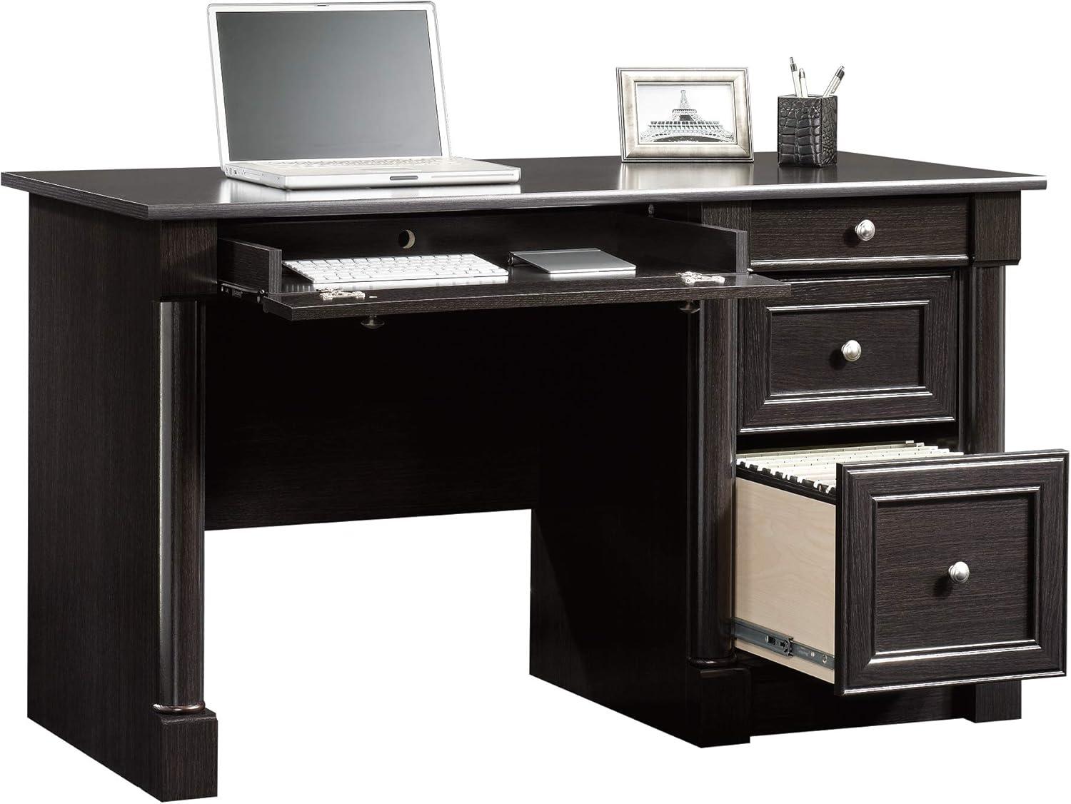 Sauder Palladia Engineered Wood Computer Desk in Wind Oak