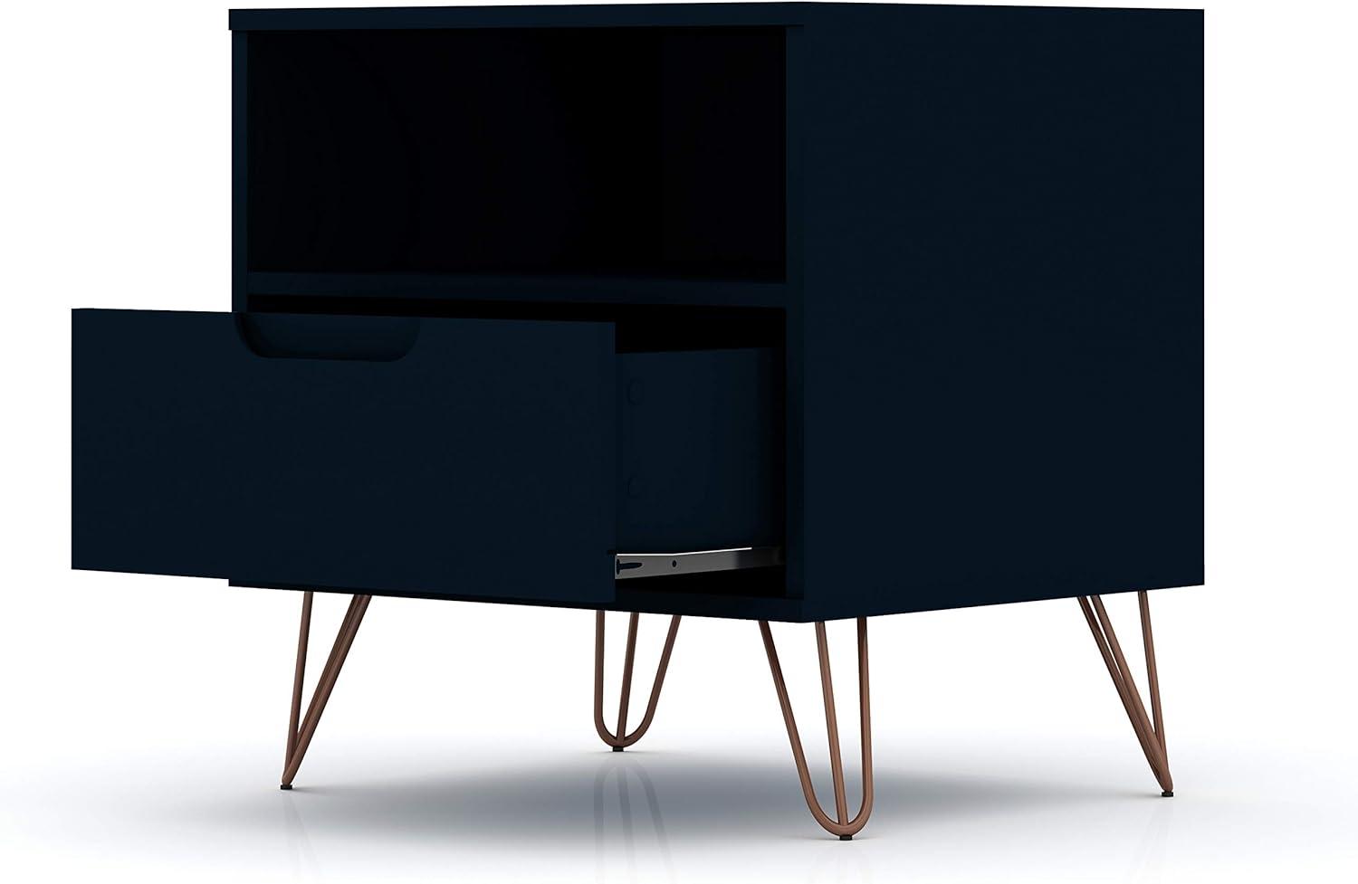 1.0 Rockefeller Nightstand - Manhattan Comfort