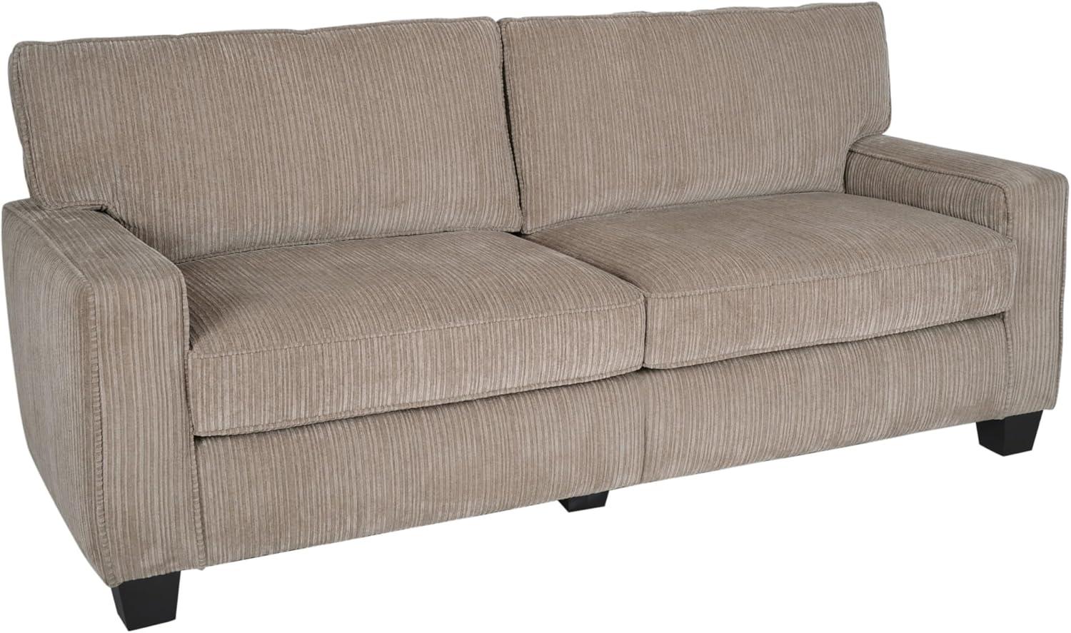 Serta Palisades 78" Track Arm Sofa, Easy Care Fabric, Soft Pillow Back, Pocket Coil Seat Cushions