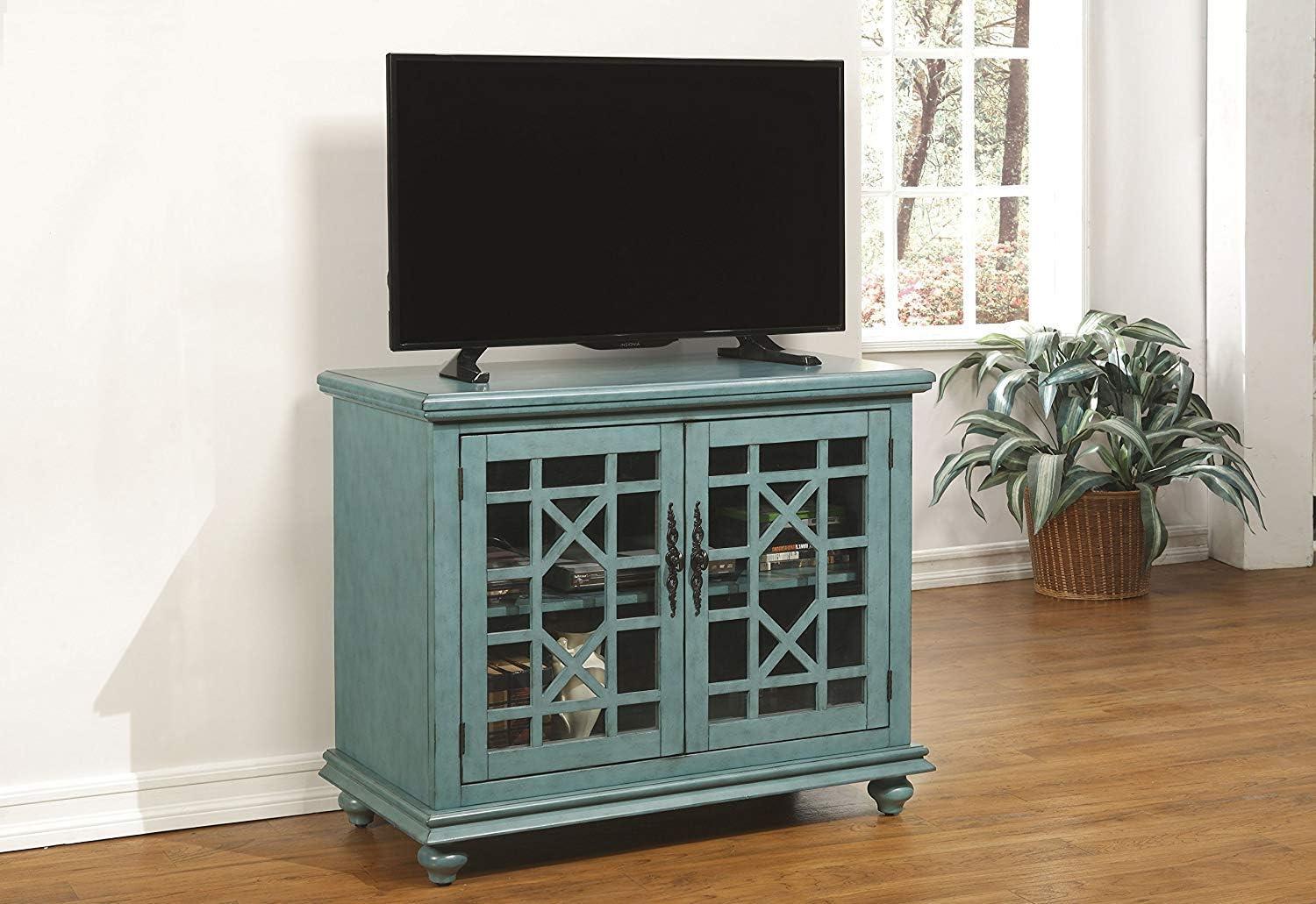 Martin Svensson Home Jules 63" TV Stand Teal Green Finish