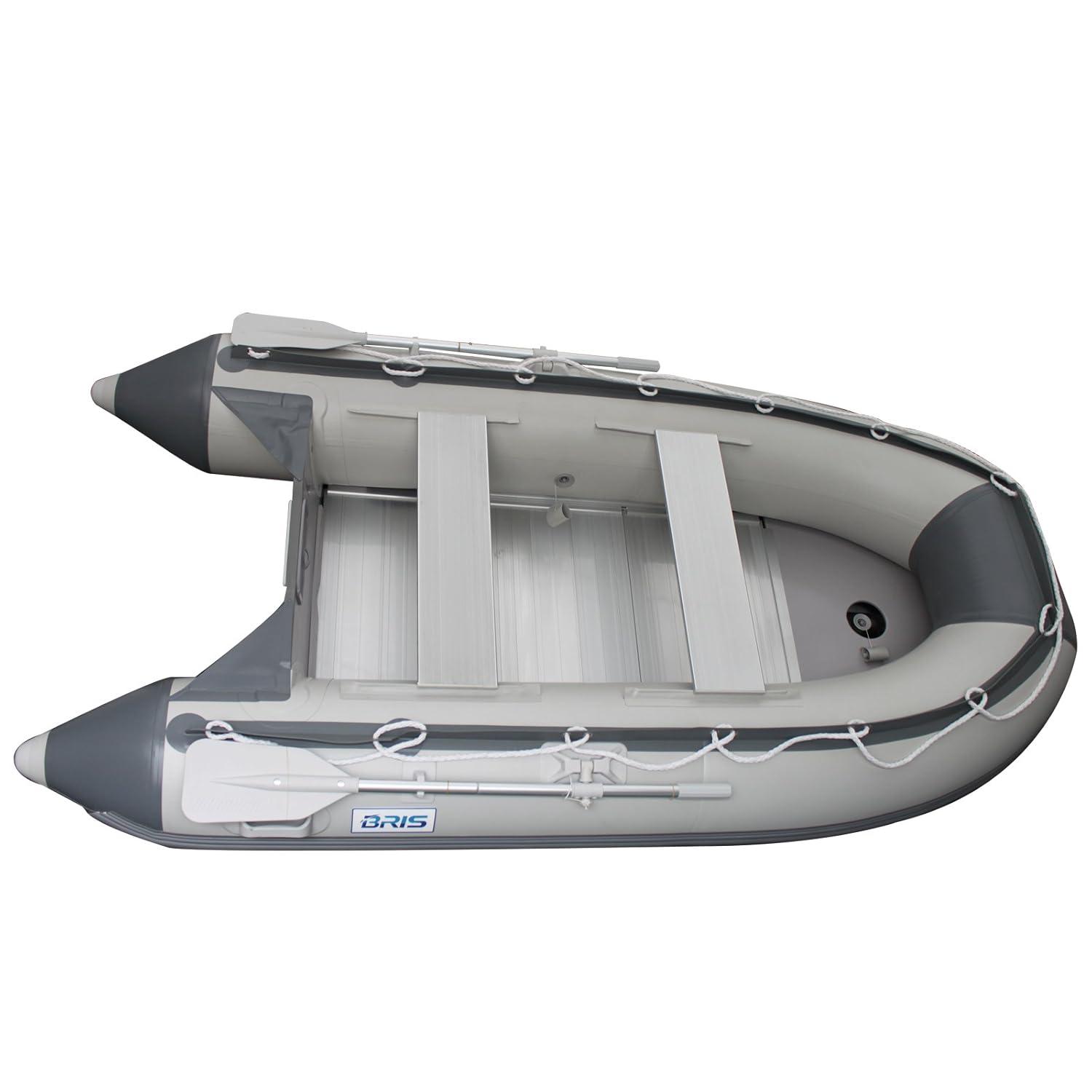 BRIS 10.8Ft Inflatable Boat Inflatable rafting Fishing Tender Pontoon