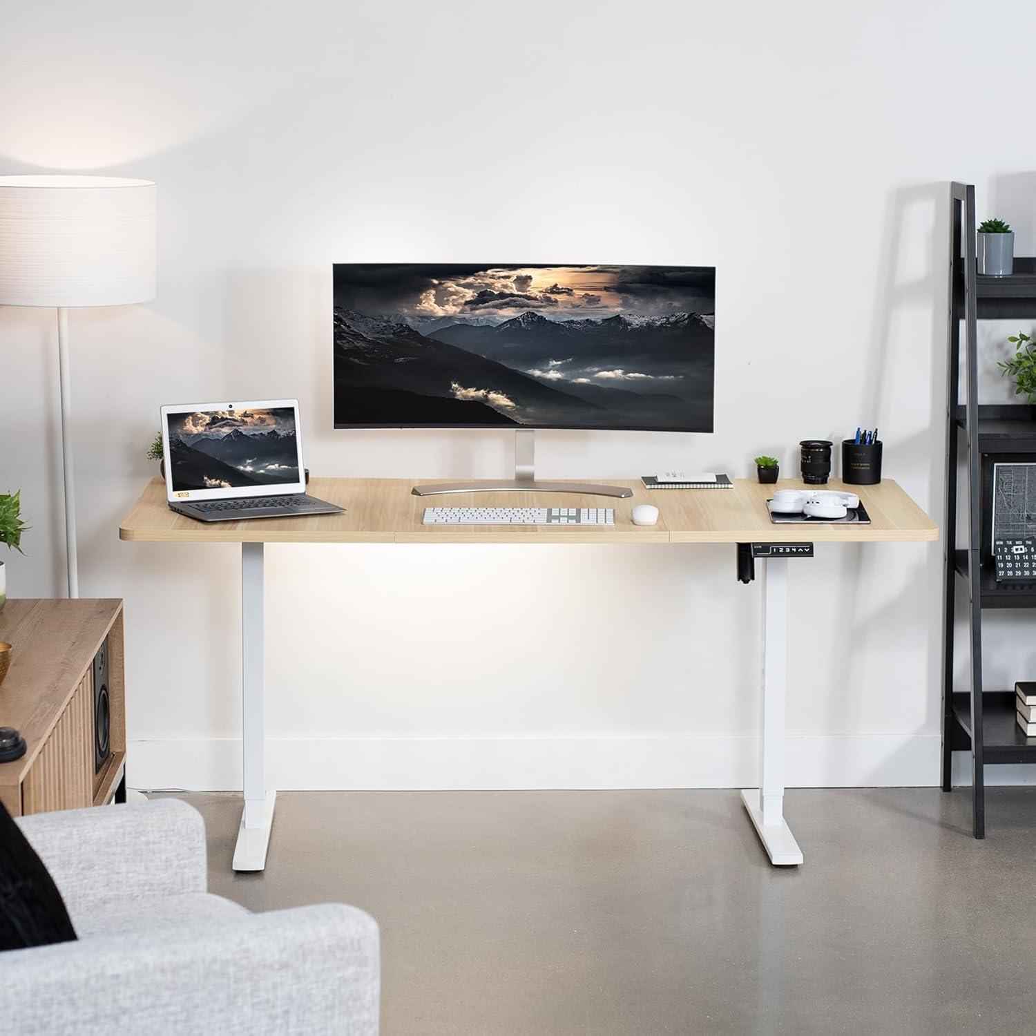 Electric Single Motor Desk Frame (Top Not Included)