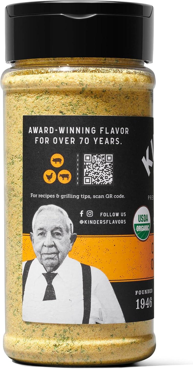 Kinders Organic Caramelized Onion Butter Seasoning 12 Ounce