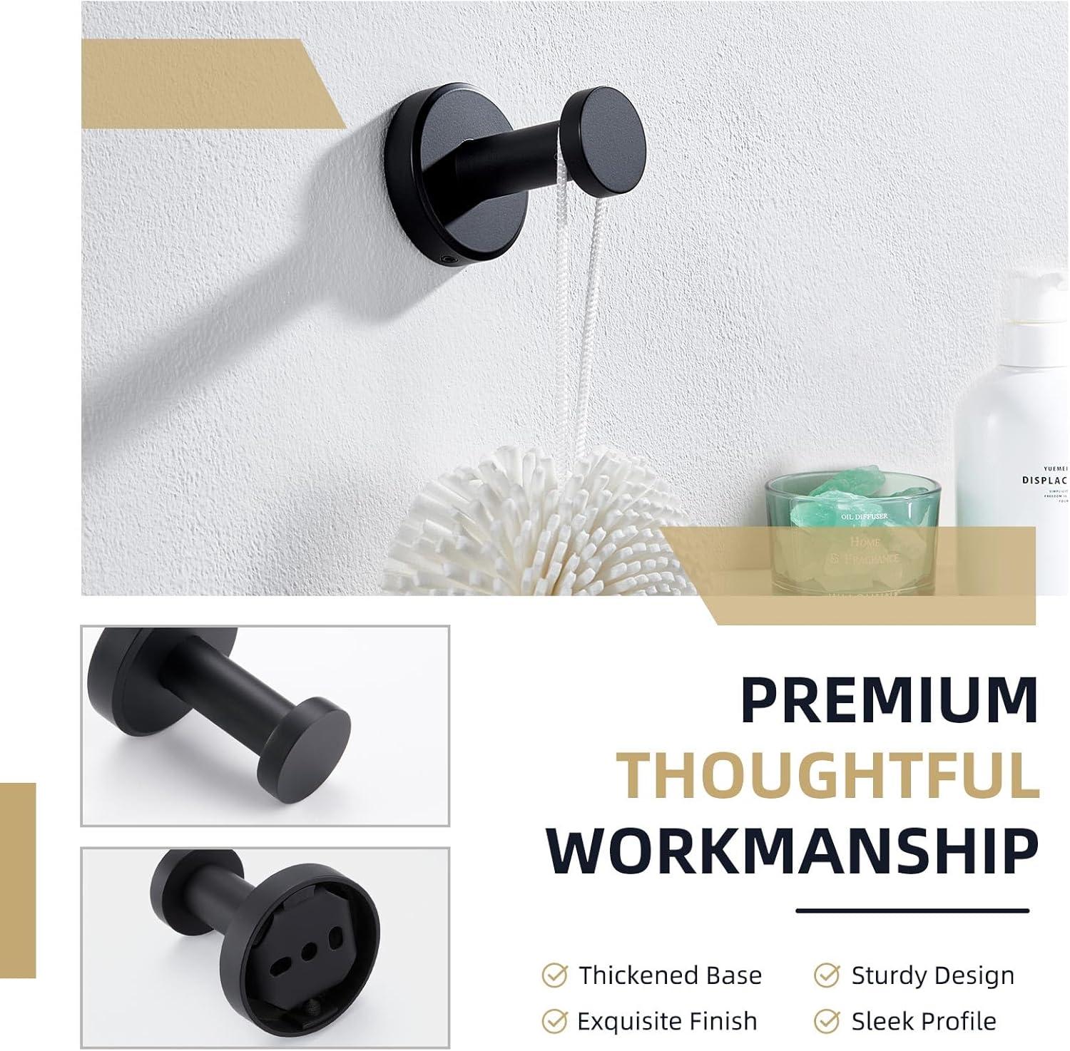 AngleSimple AE083 Stainless Steel Wall Mounted Robe Hook