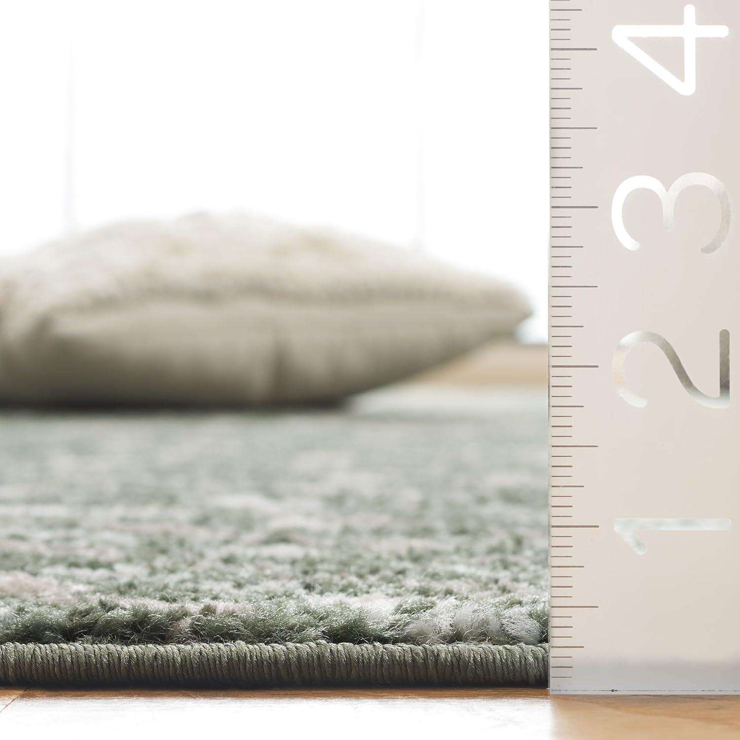 Adirondack ADR104 Power Loomed Area Rug - Ivory/Charcoal - 4'x4' - Safavieh.