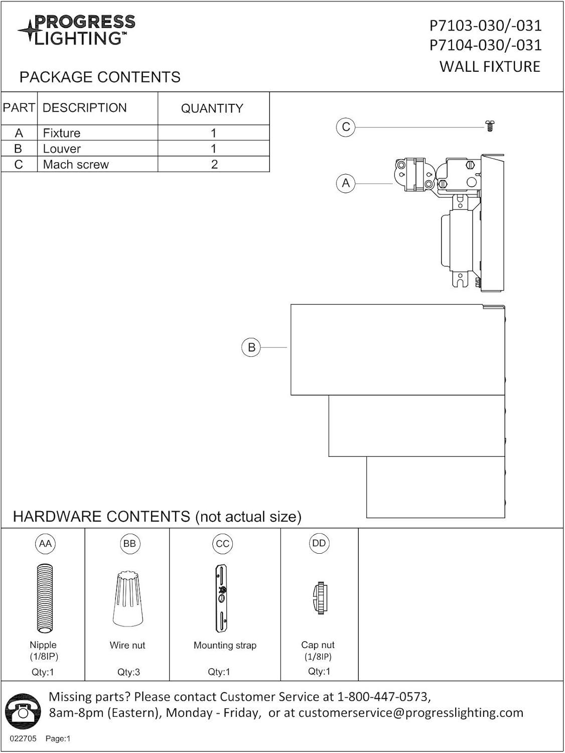 Progress Lighting Travera 1-Light Wall Sconce, White Finish, Metal Shade