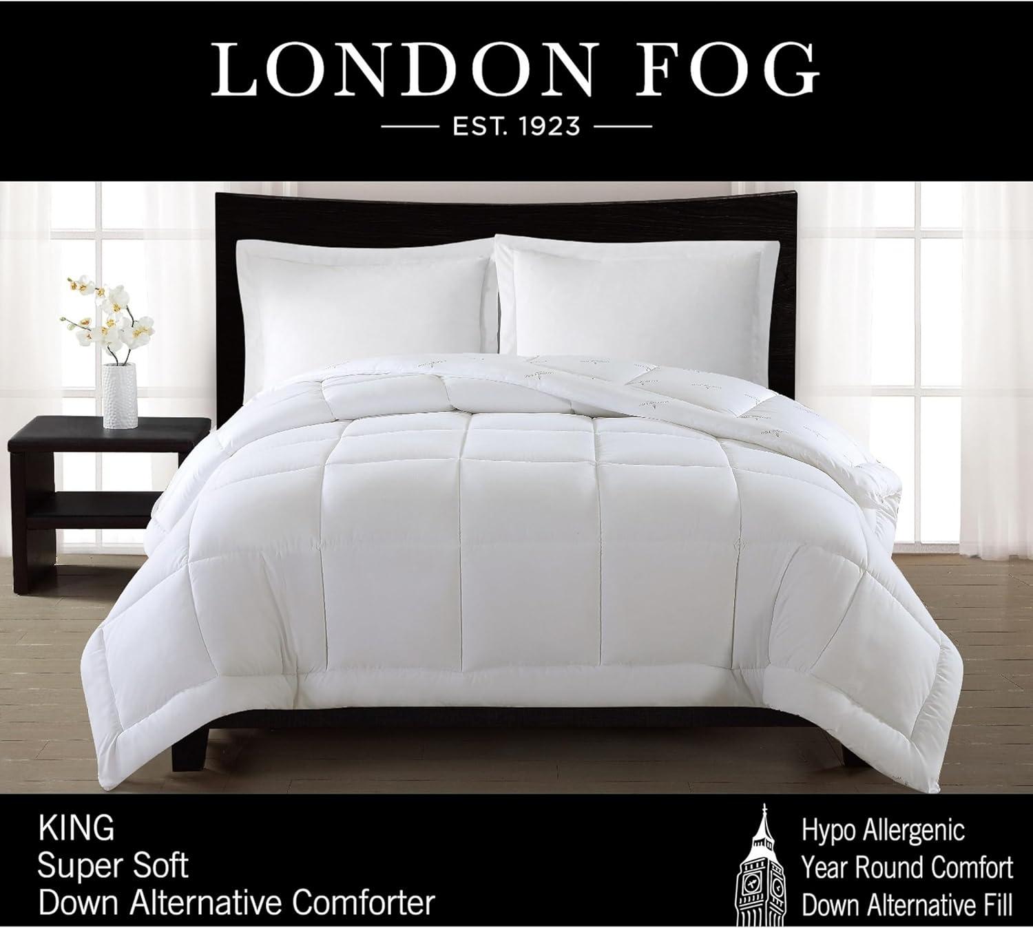 London Fog London Fog Seersucker Dot Comforter