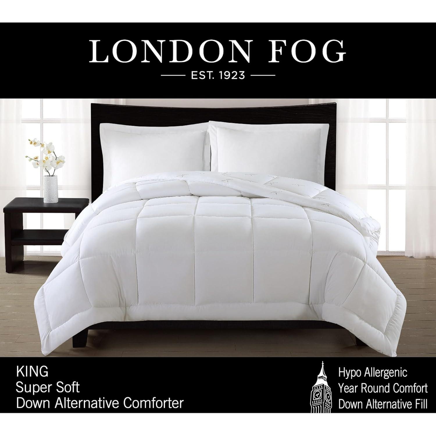 London Fog London Fog Seersucker Dot Comforter