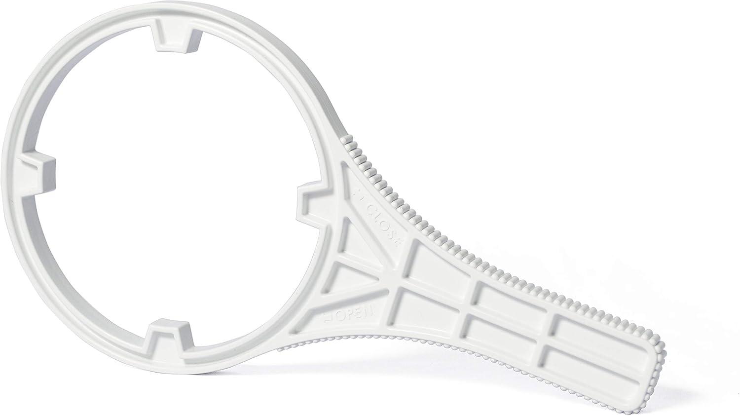 Clear RV Filter Housing with High Efficiency Activated Carbon Filter 2.5X10" 1/2" NPT Ports Replaces FRE-10H