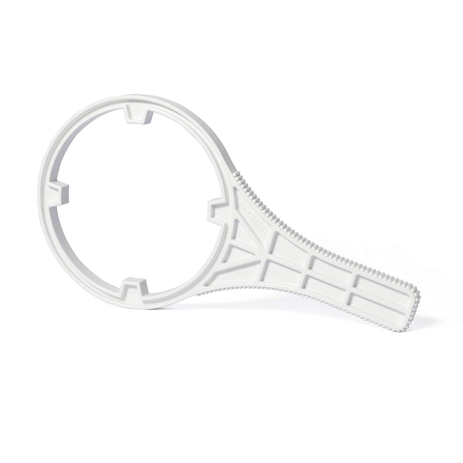 Clear RV Filter Housing with High Efficiency Activated Carbon Filter 2.5X10" 1/2" NPT Ports Replaces FRE-10H