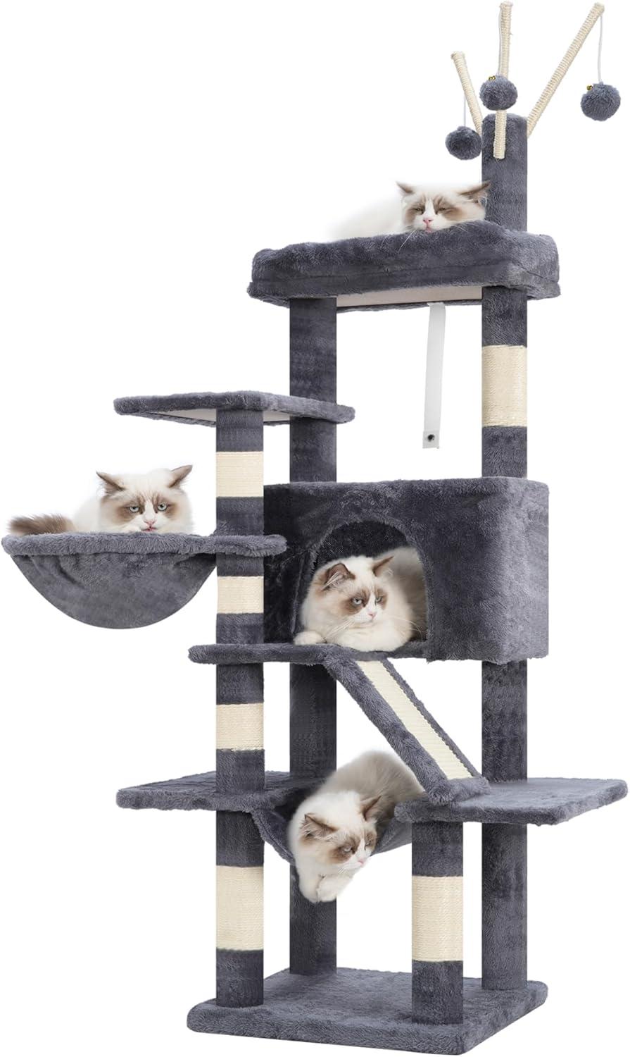 Archie & Oscar™ Indoor Cat Tower with Sisal Scratching Post