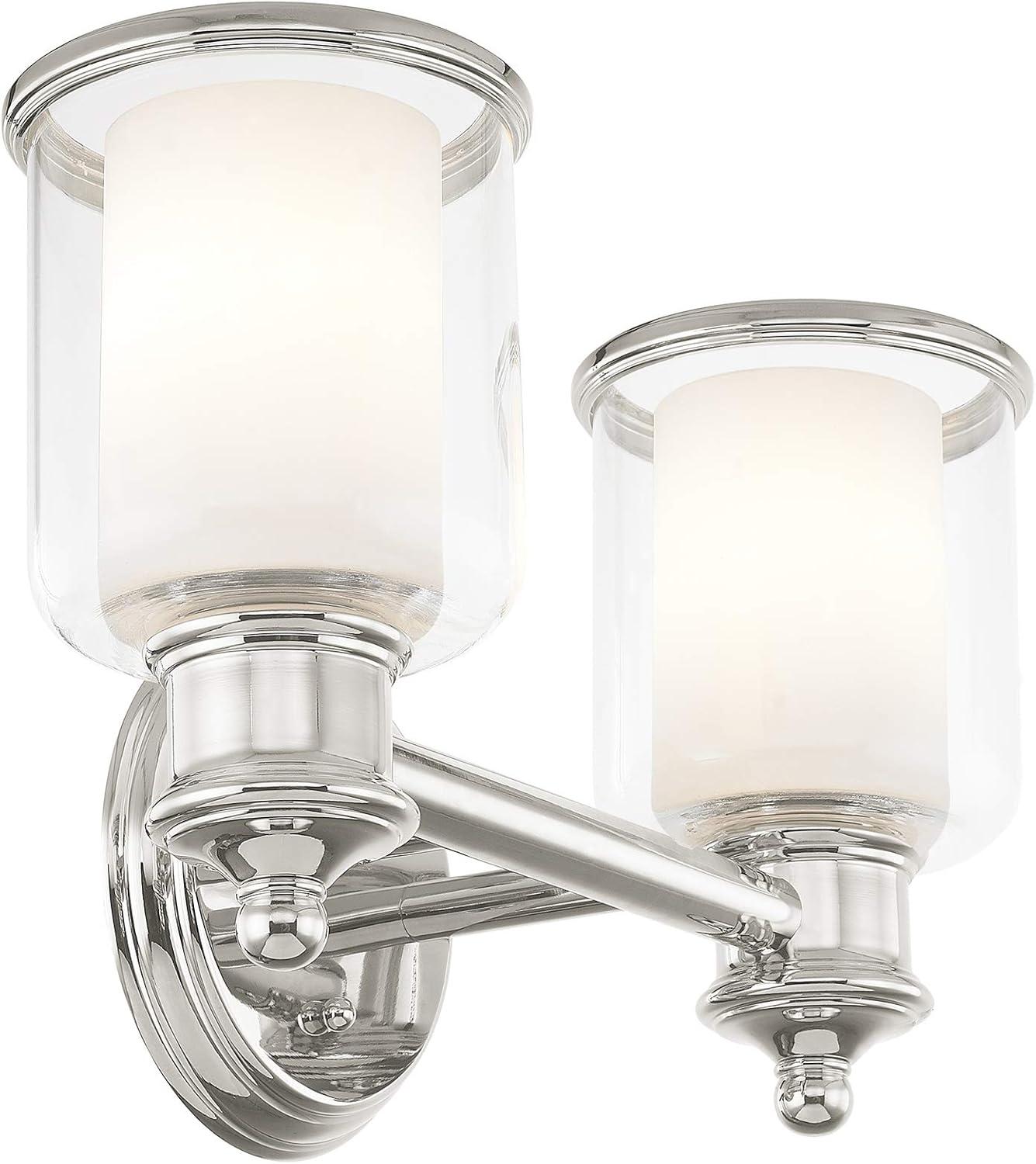 Livex Lighting Middlebush 2 - Light Vanity in  Polished Nickel