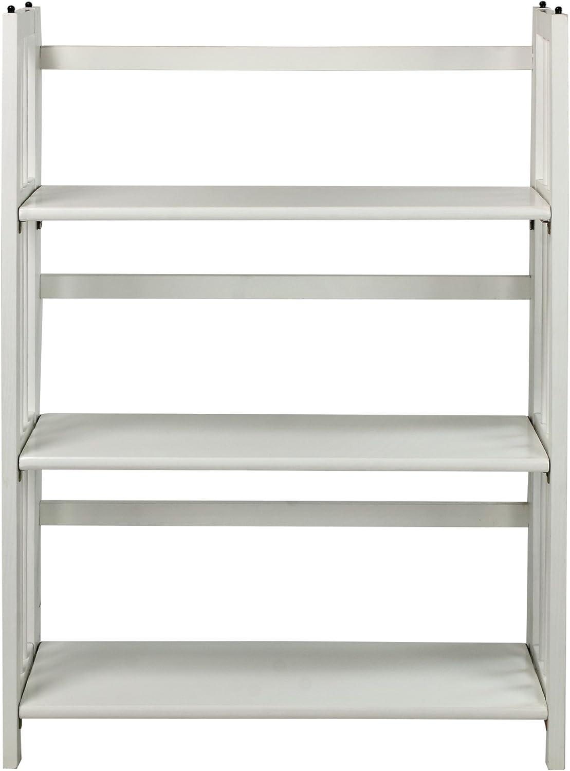 Yu Shan CO USA Ltd 330-21 3 Tier Folding Bookcase  White