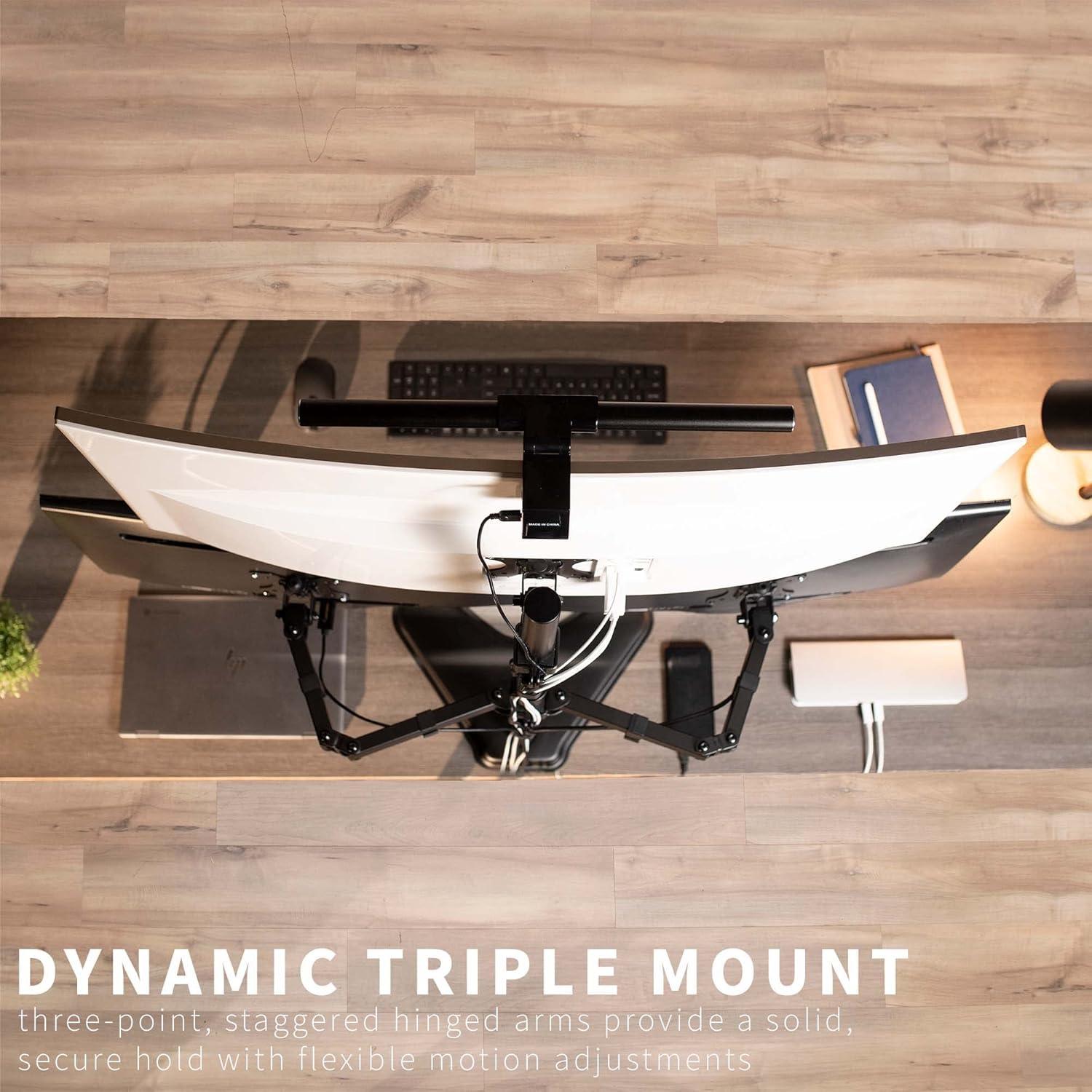 Triple Monitor Desk Stand