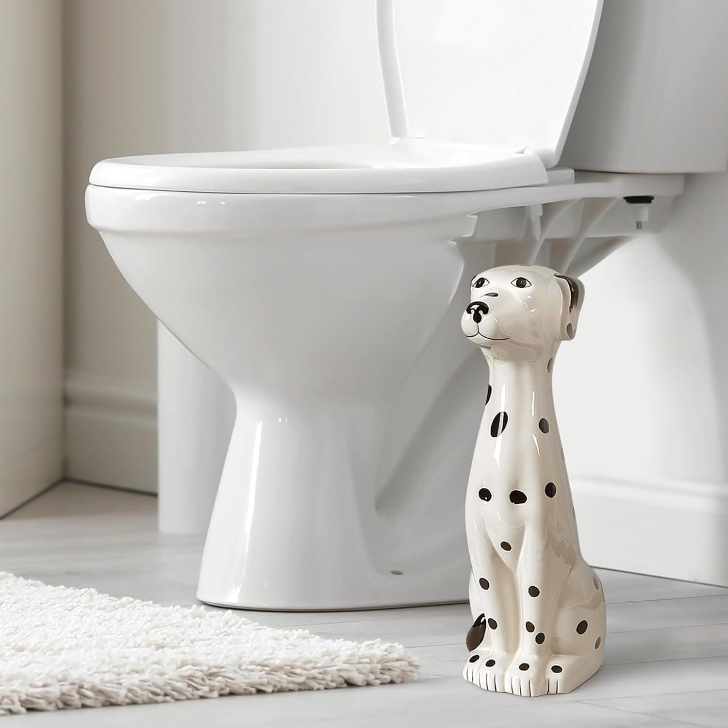 Allure Home Creations Dalmatian Bowl Brush Holder