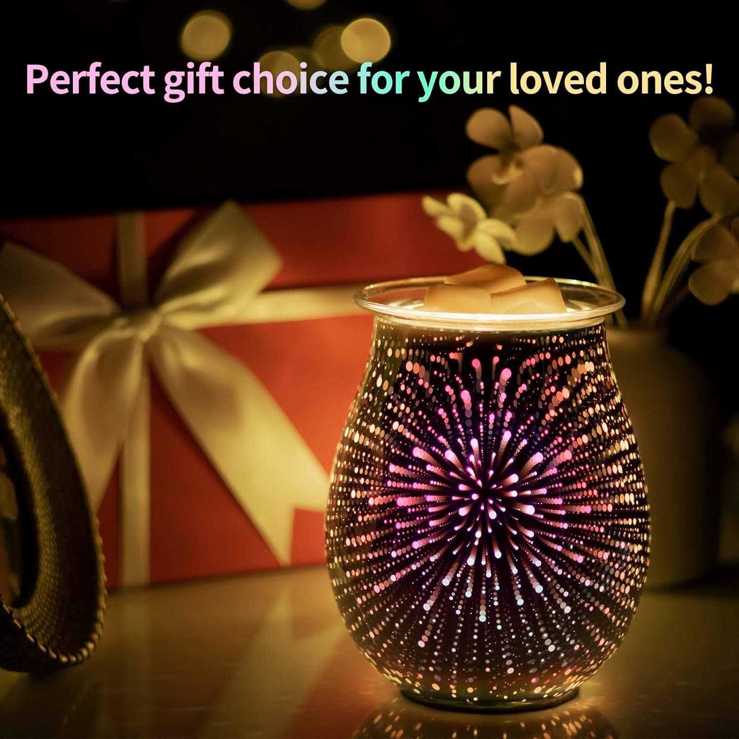 EQUSUPRO Electric Wax Melt Warmer Fragrance Warmer, Multi-color