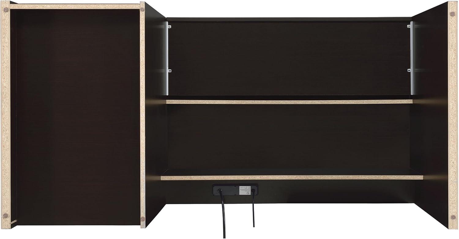 Halston 3 Drawer Office Desk Cappuccino - Coaster