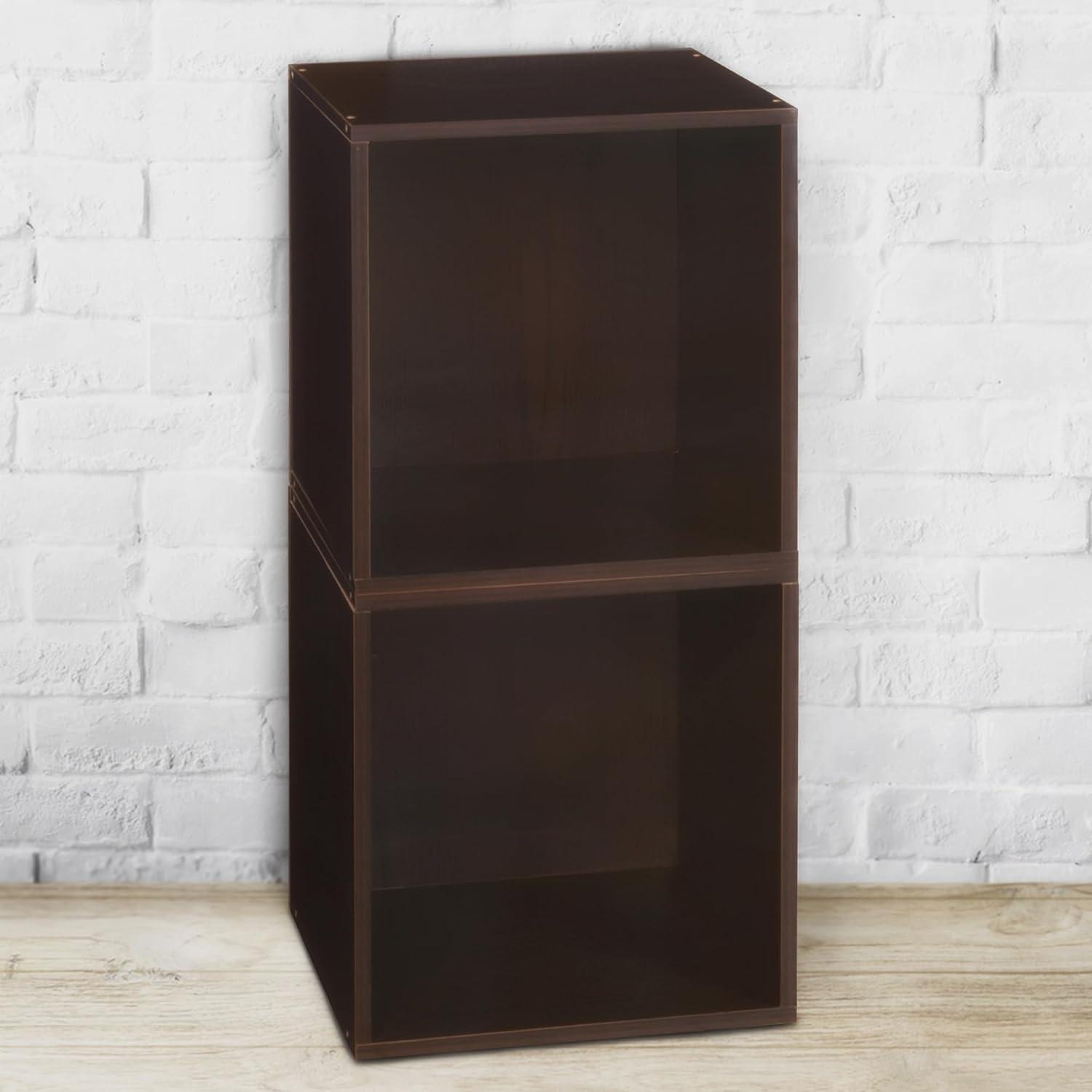 Niche Cubo Storage Organizer Open Bookshelf Set- 6 Cubes- Cherry