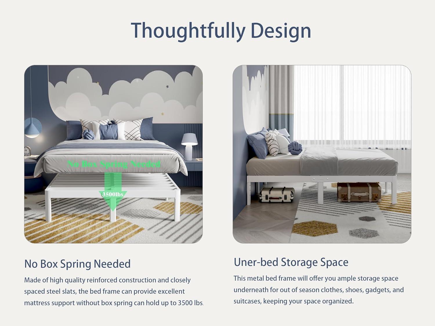 Modway Modway Elsie Fabric Bed Frame