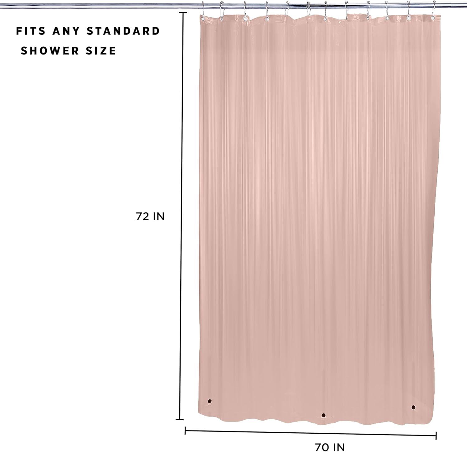 Bath Bliss Shower Liners No Pattern And Not Solid Color Liner (Set of 2)