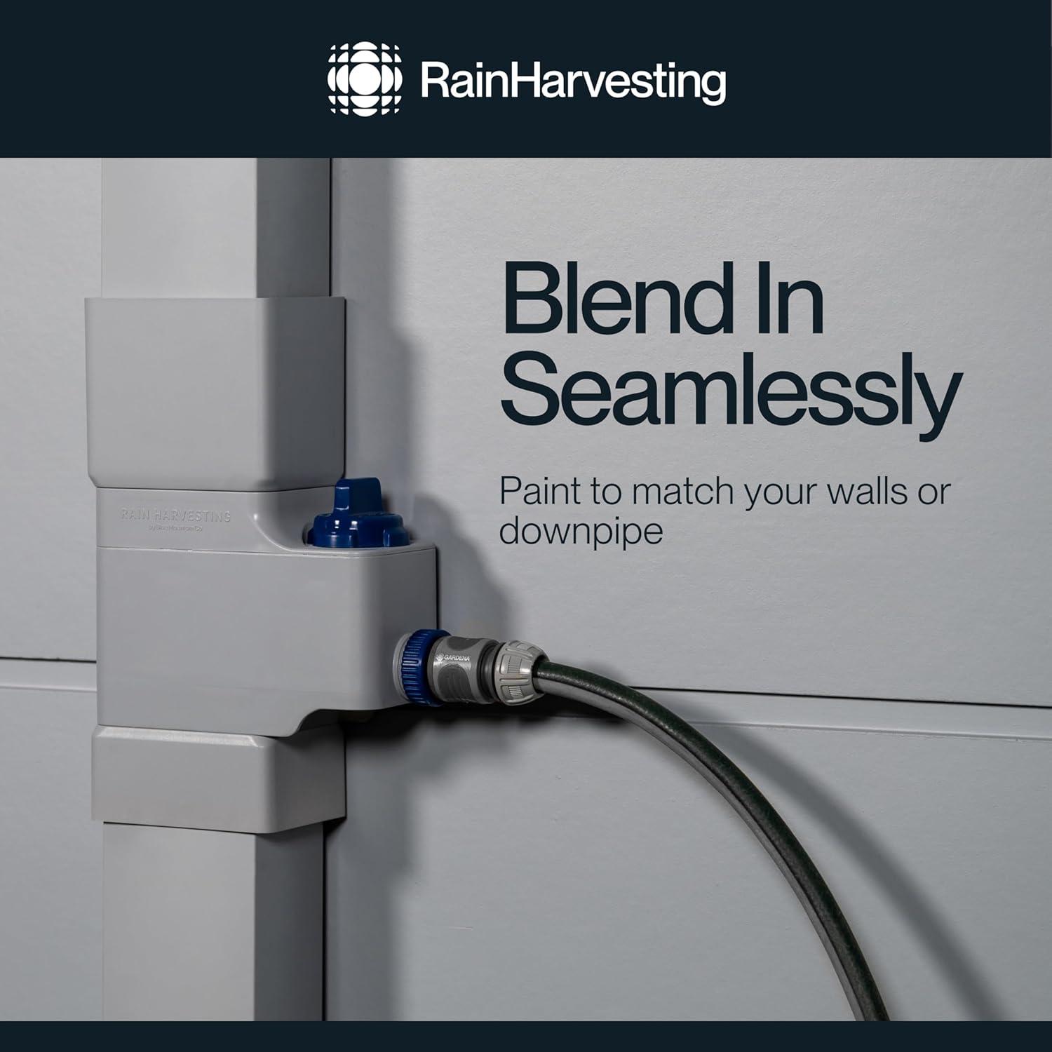 Rain Harvesting DDIV104 Downpipe Diverter Rectangular - 2 x 3 in. & 3 x 4 in.