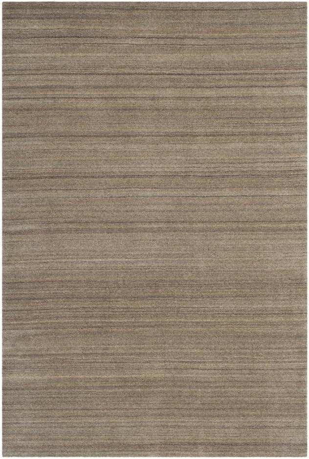Himalaya HIM820 Handmade Area Rug - 6'x6' - Taupe - Safavieh