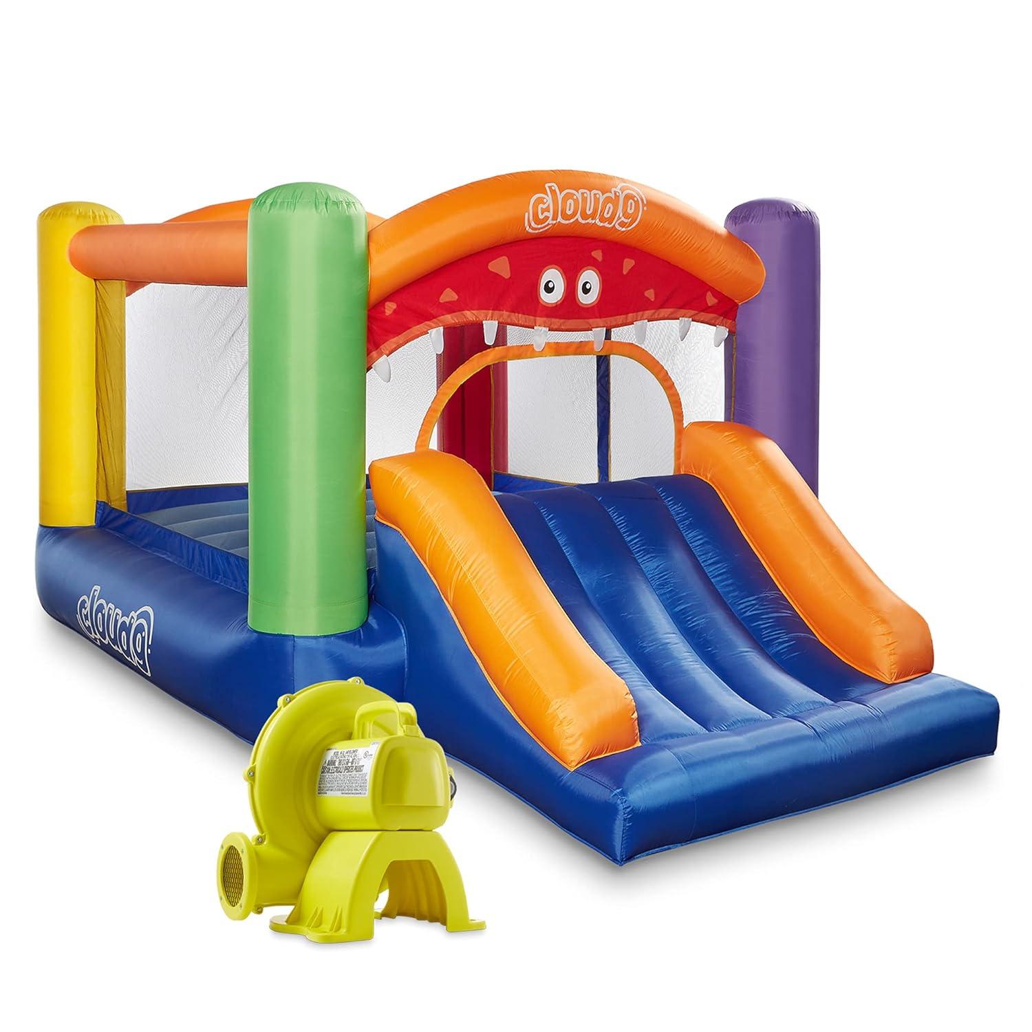 Cloud 9 Monster Bounce House - Inflatable Bouncer with Blower