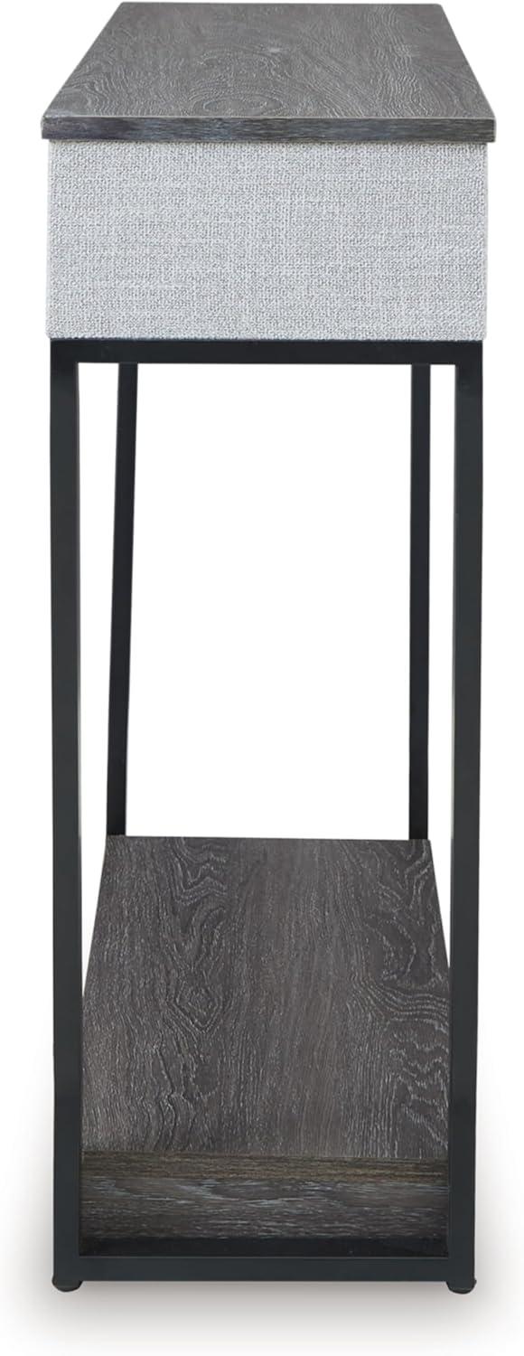 Signature Design by Ashley Sethlen Console Sofa Table, Gray & Black