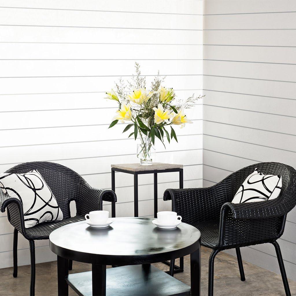 Kimberly Bay 7.25" x 84" Shiplap Wall Paneling in Primed White