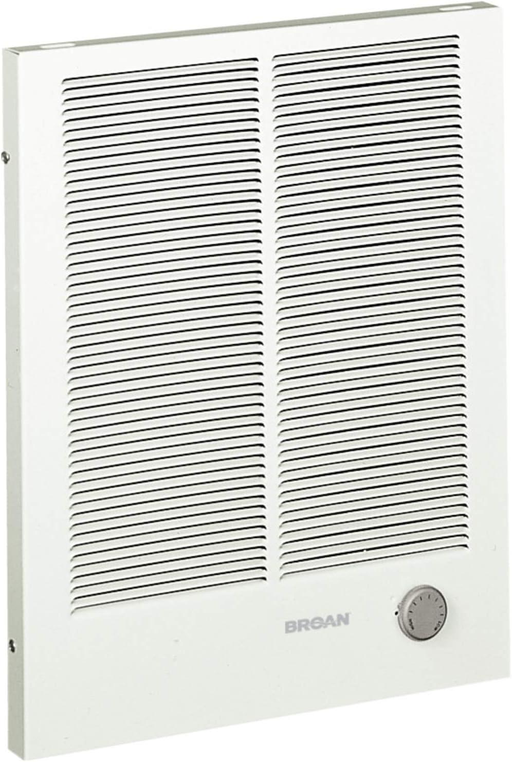 White 4000W Electric Wall Heater with Thermostat