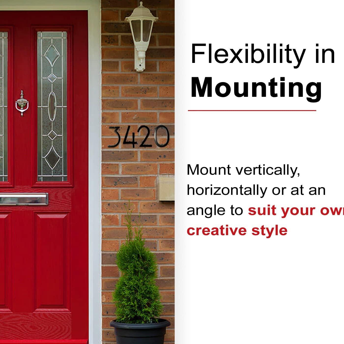 NACH Metal Floating Mount House Number