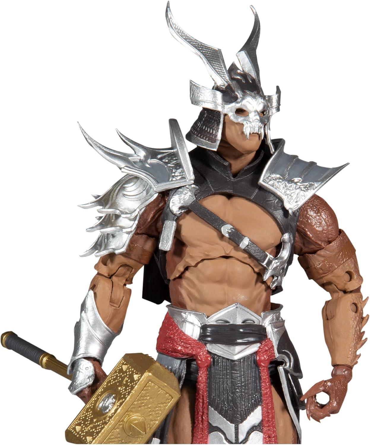 McFarlane Toys Mortal Kombat Platinum Shao Kahn - 7 inch Collectible Action Figure