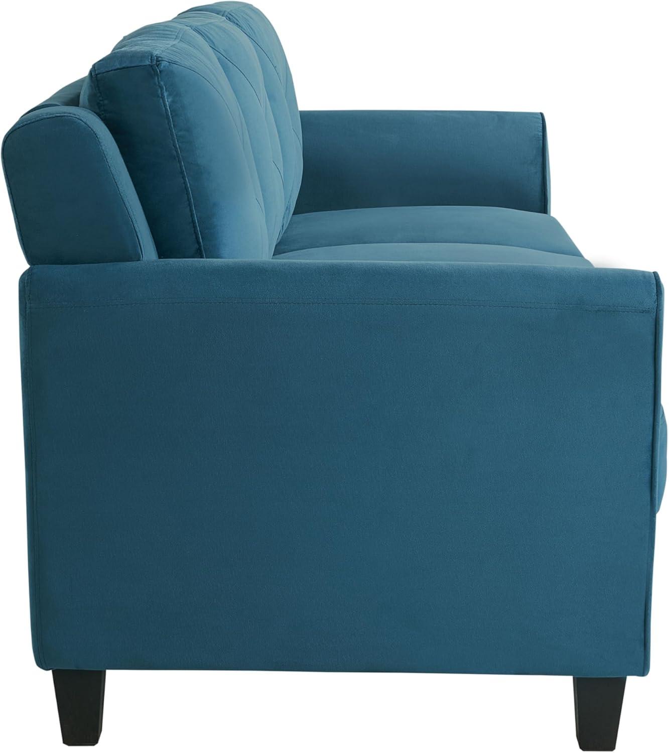 Lifestyle Solutions Harper Sofa Blue Velvet