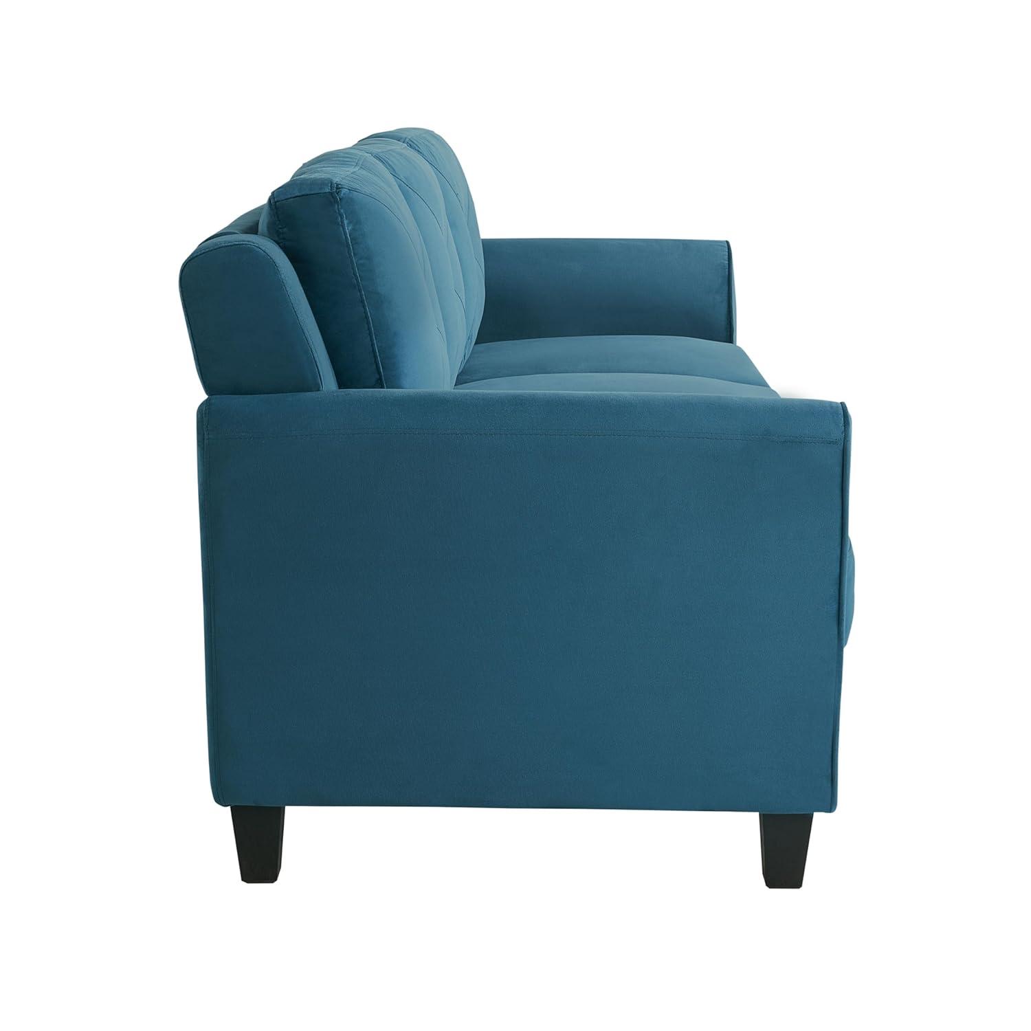 Lifestyle Solutions Harper Sofa Blue Velvet