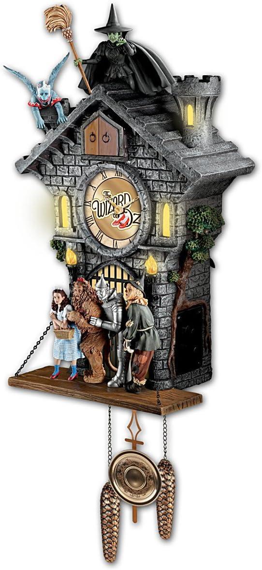 Bradford Exchange Wizard of Oz Wall Clock With Lights Motion & Sound LTD Edition