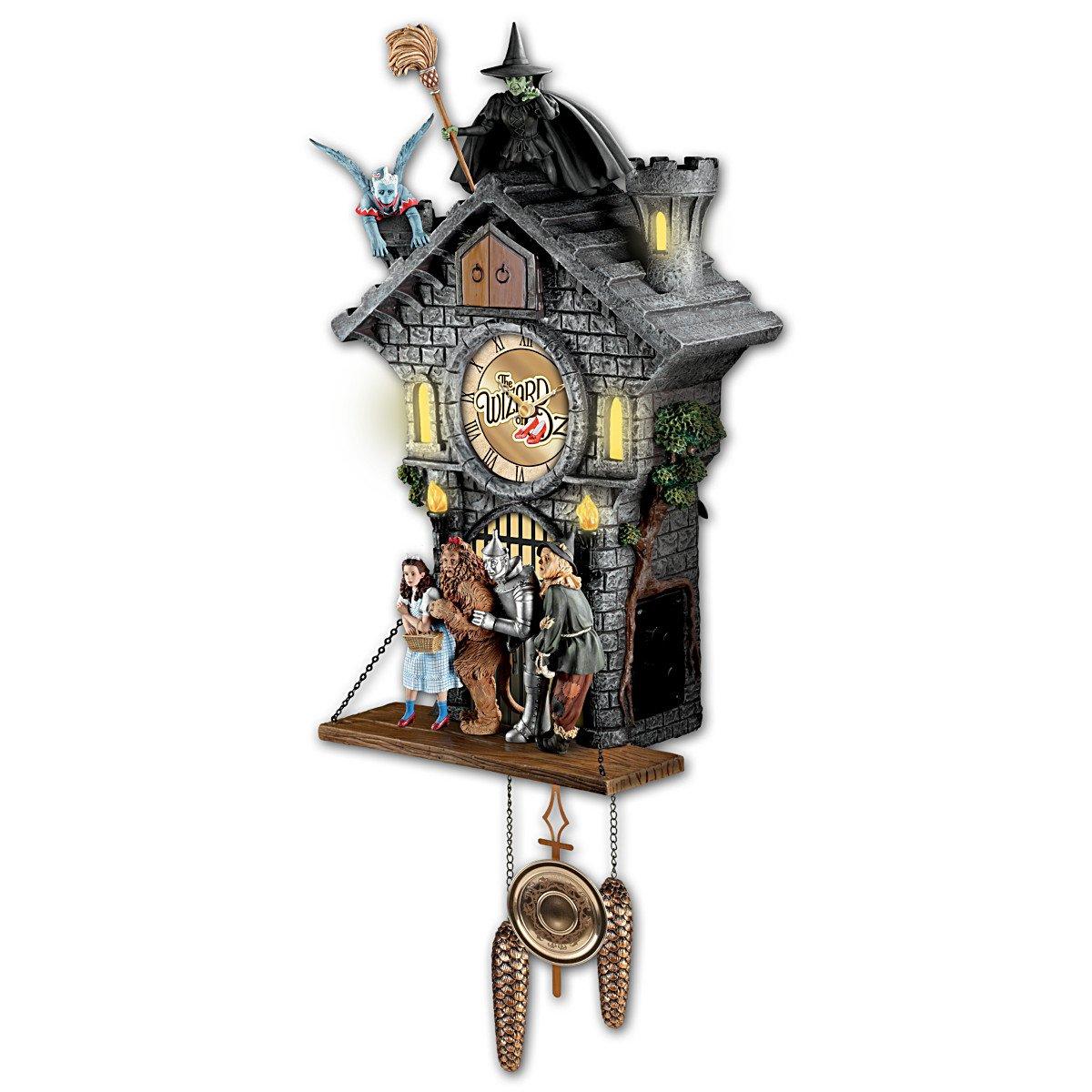 Bradford Exchange Wizard of Oz Wall Clock With Lights Motion & Sound LTD Edition