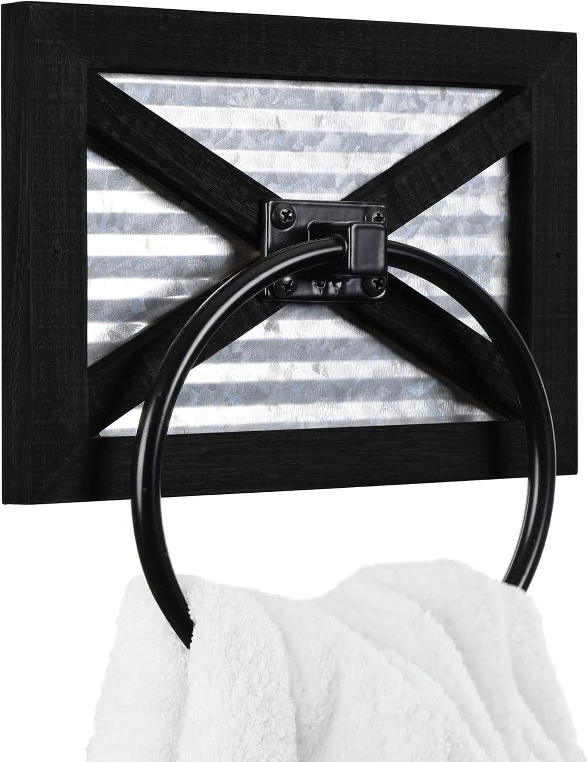 Rustic Farmhouse Décor Bathroom Towel Ring For Wall