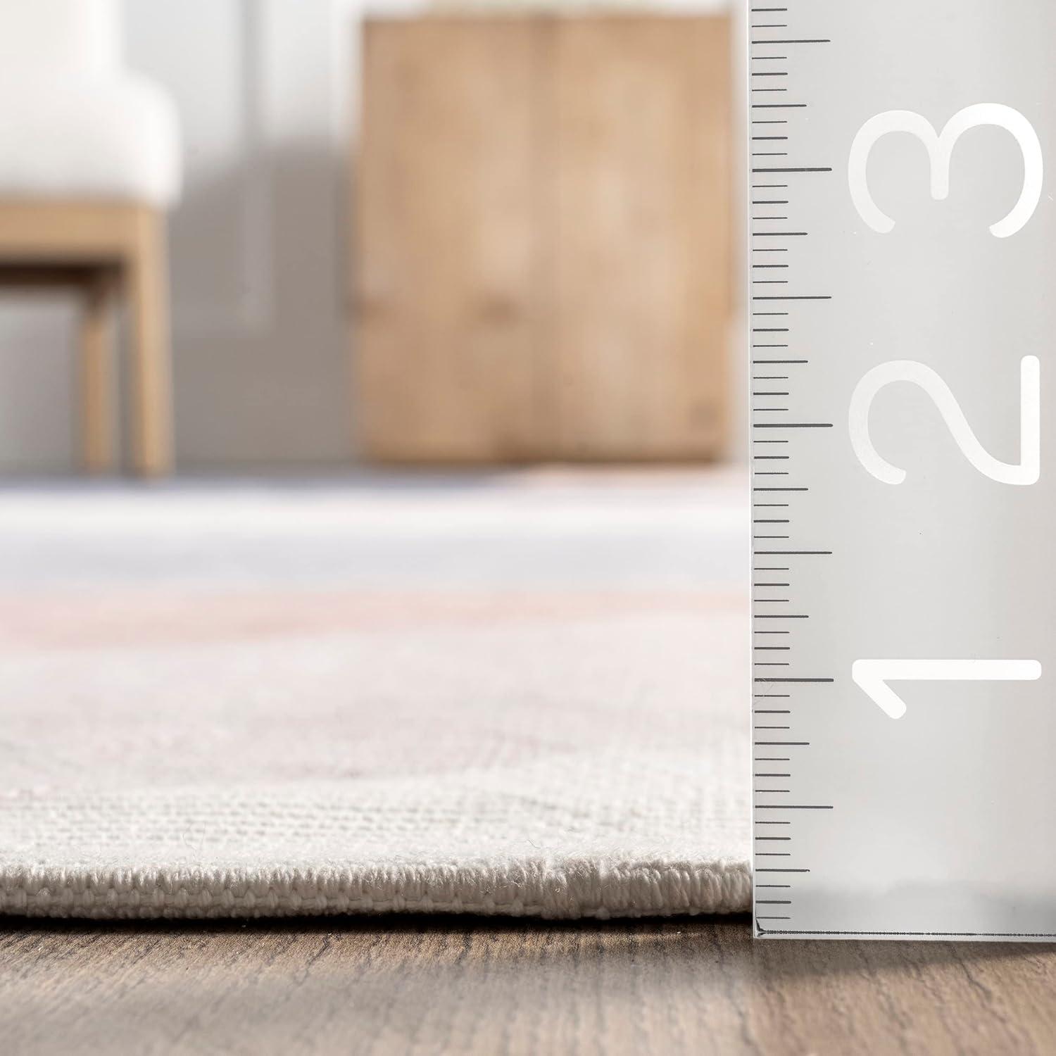 nuLOOM Afton Modern Diamond Machine Washable Area Rug