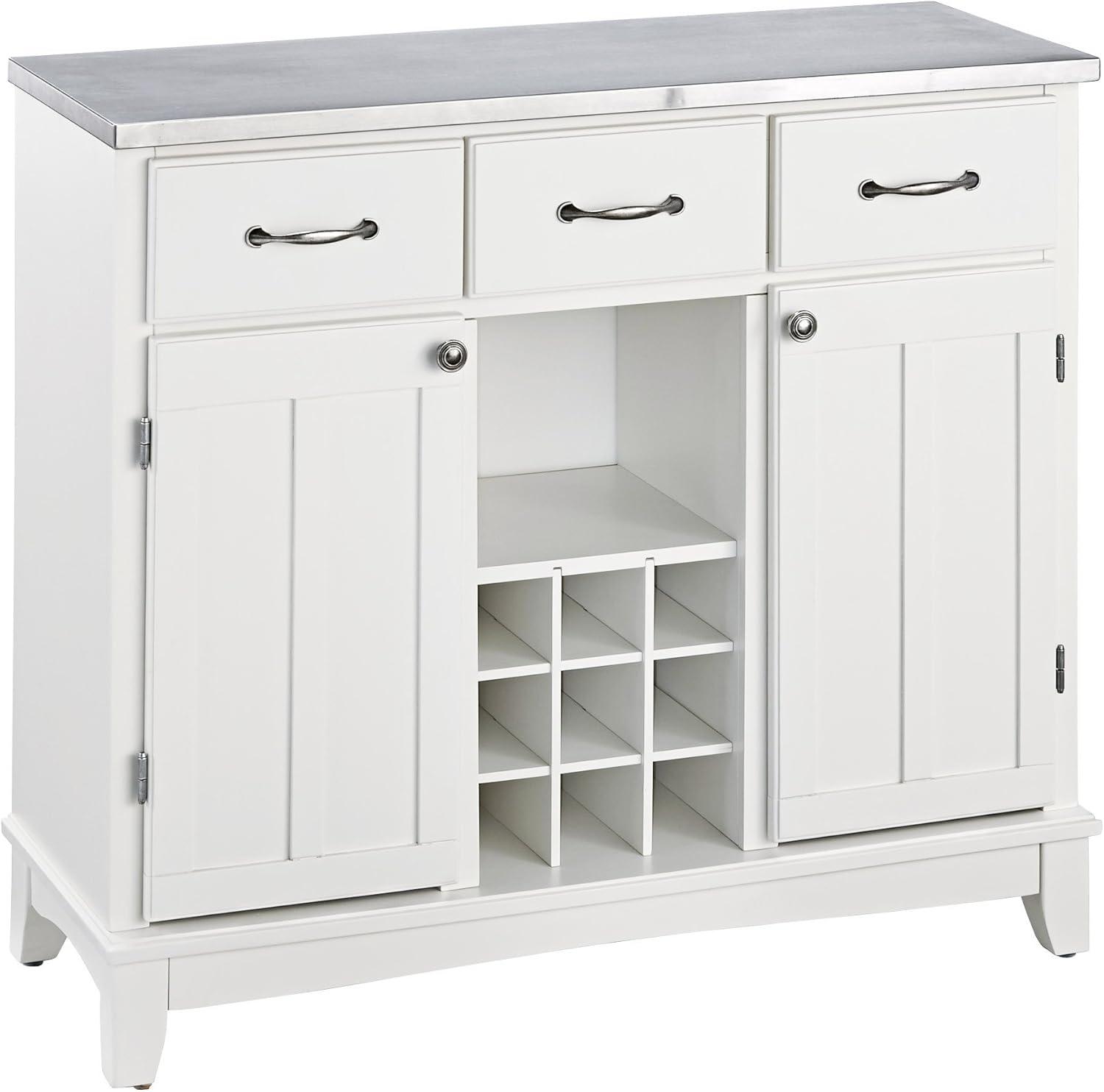 Stainless Top Sideboard buffet Servers - Home Styles