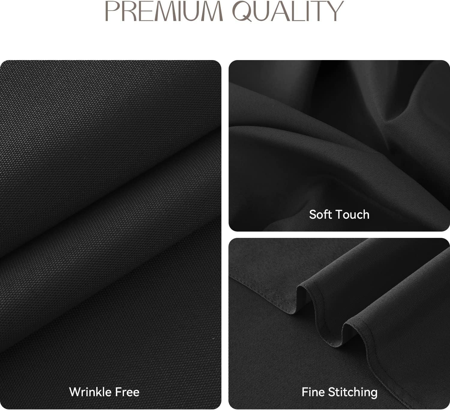 2 Pack Burgundy Tablecloth Rectangular - 60x120 Inch - Linen Textured Table Cloth Wrinkle Free Washable Decorative Fabric Table Cover for Buffet Banquet Parties Event Holiday Dinner