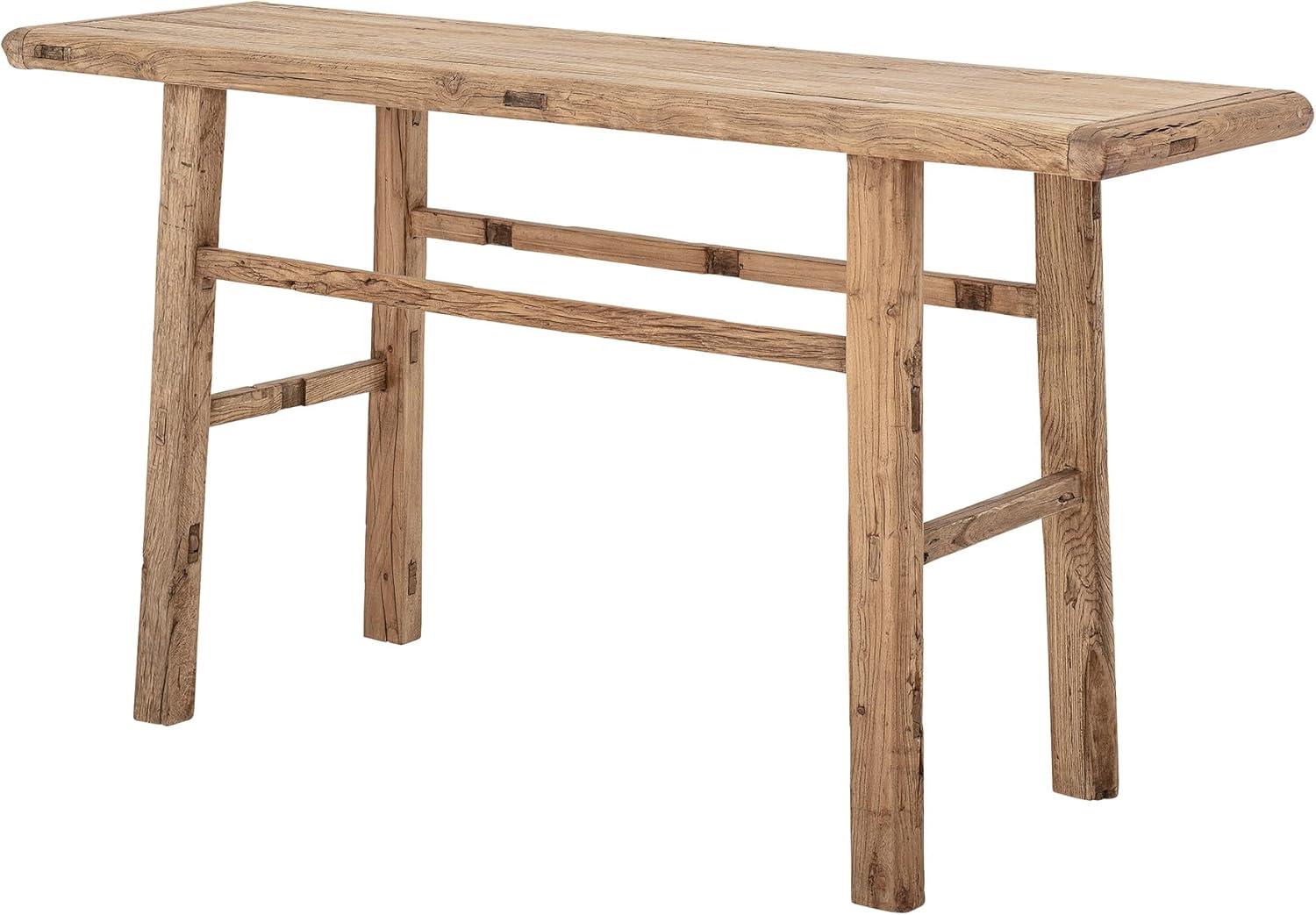 Storied Home Elm Wood Console Table Natural