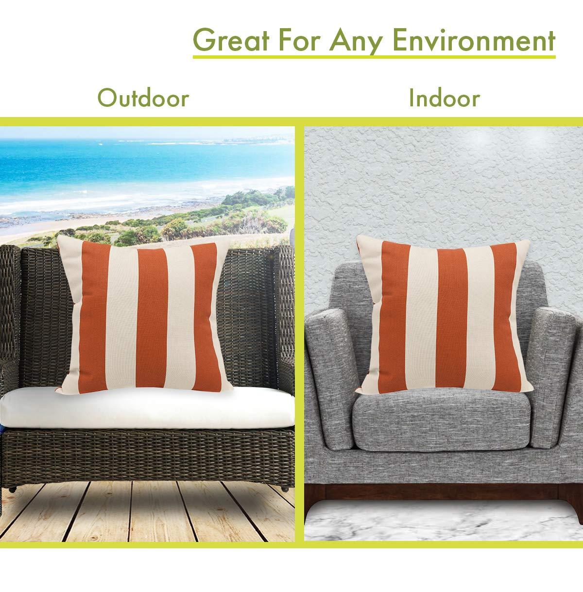 Majestic Home Goods Indoor/Outdoor Reversible Throw Pillow