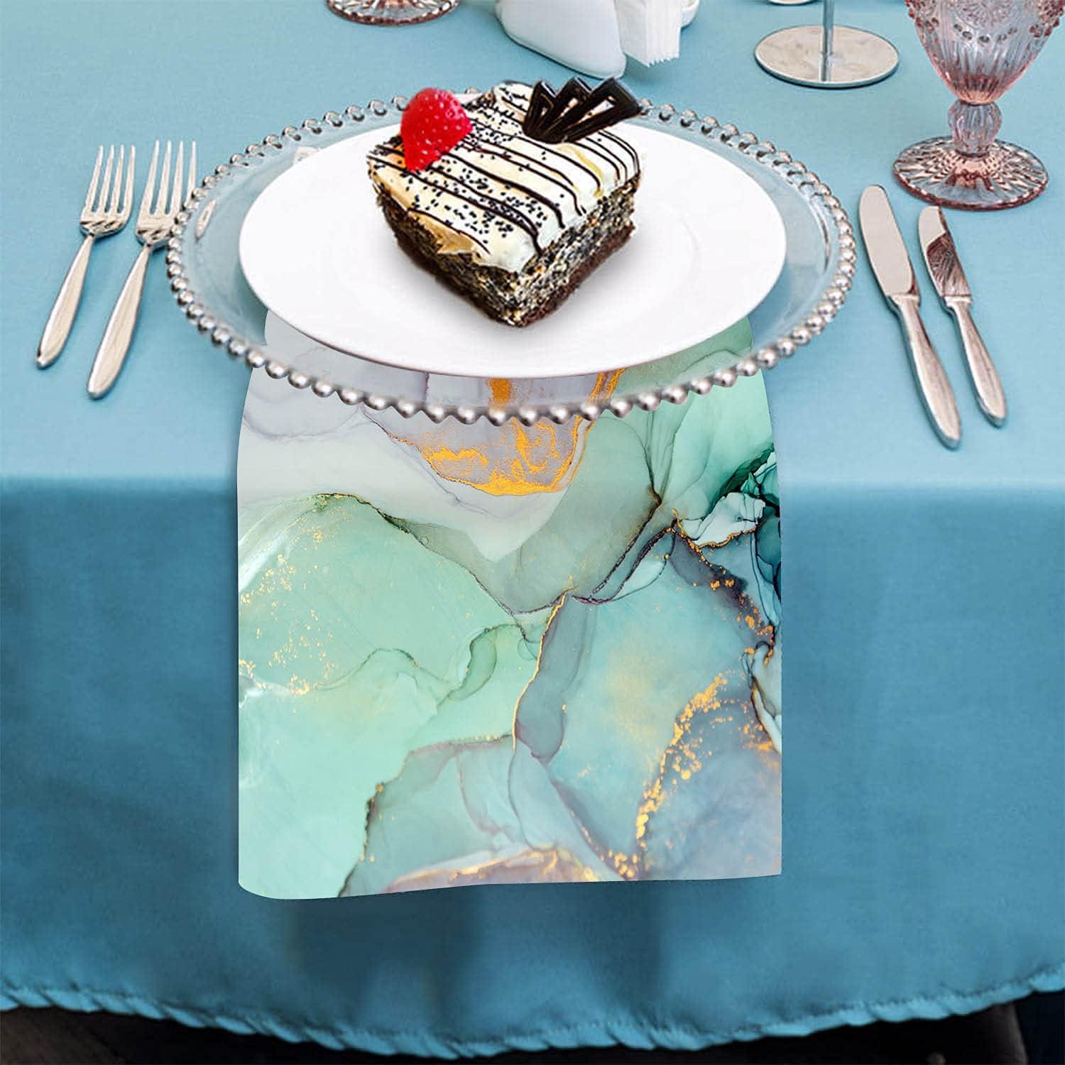 DII Lemon Bliss Printed Napkin Set 6 Piece, Yellow/Green, 20x20"
