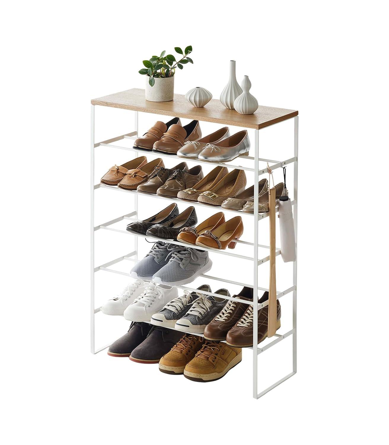 Yamazaki Tiered Shoe Rack