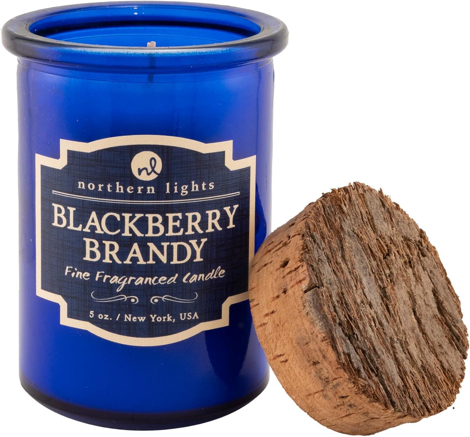 Northern Lights Candles Spirit Jar Candle, 5 oz, BlackBerry Brandy