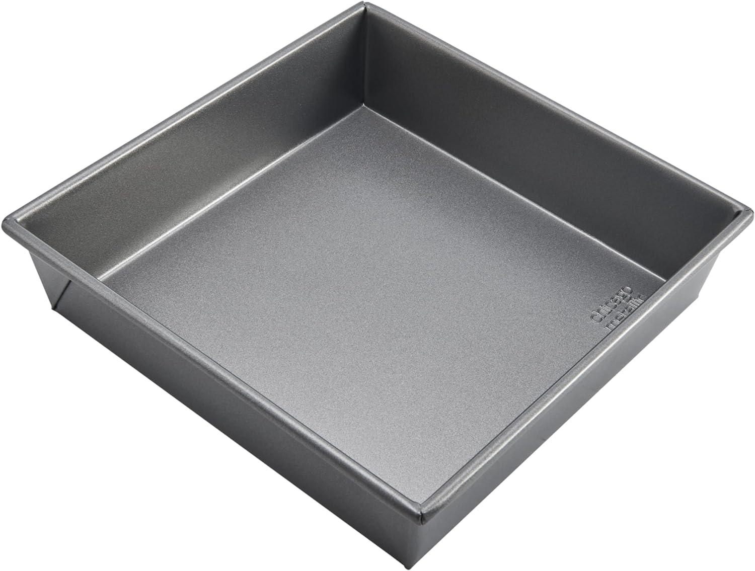 Gray Non-Stick 9-Inch Square Cake Pan