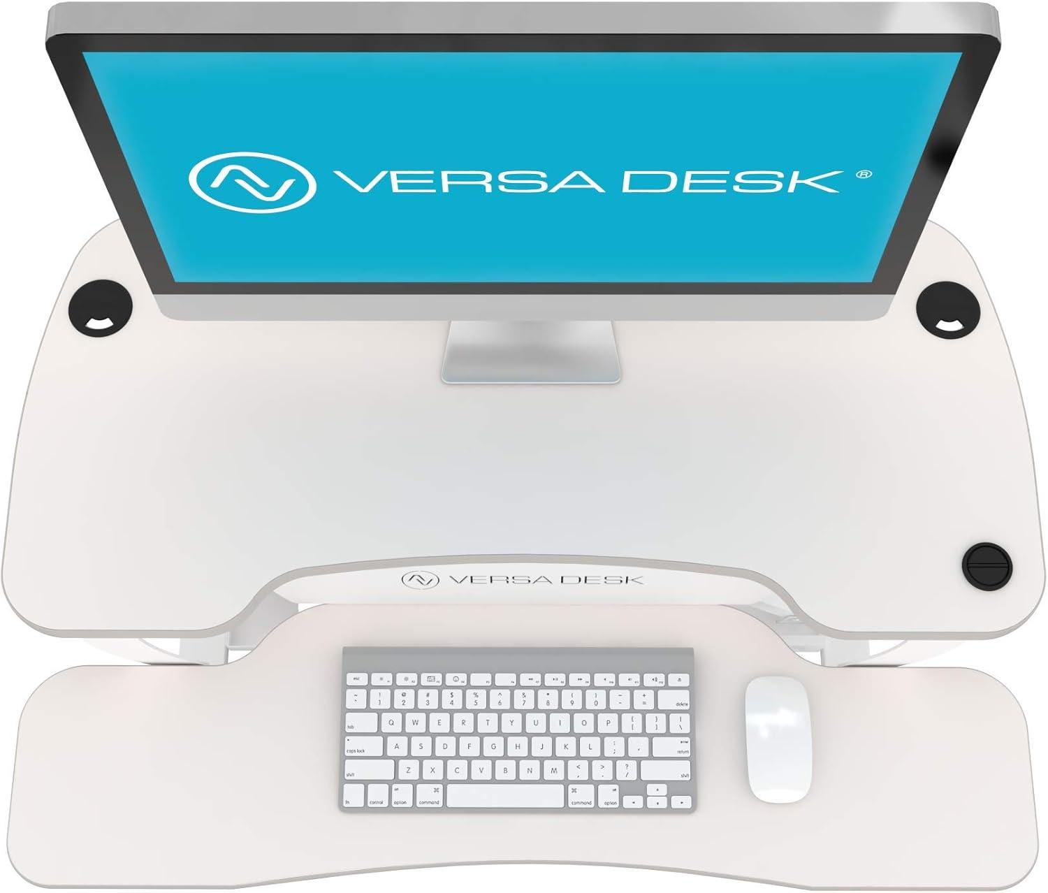 VERSADESK VersaDesk PowerPro Electric Height Adjustable Desk Converter w/ USB Charging Port